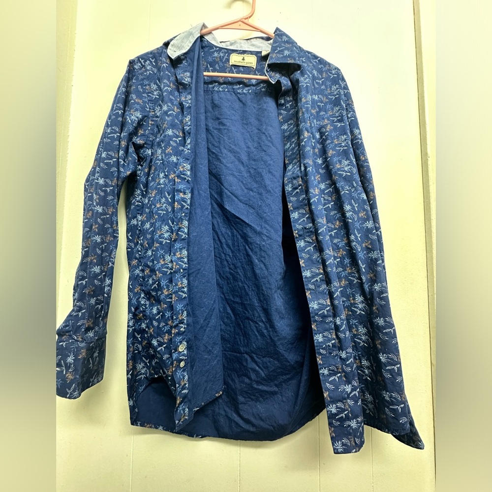 Button up palm shirt